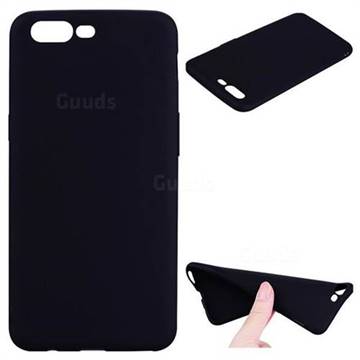 Candy Soft TPU Back Cover for OnePlus 5 - Black