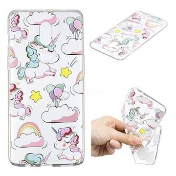 Clouds Unicorn IMD Soft TPU Back Cover for OnePlus 6