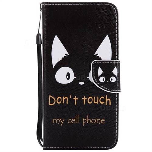 Rusty Stable Supervise Cat Ears PU Leather Wallet Case for OnePlus 6 - Leather Case - Guuds