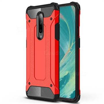 King Kong Armor Premium Shockproof Dual Layer Rugged Hard Cover for OnePlus 7 - Big Red