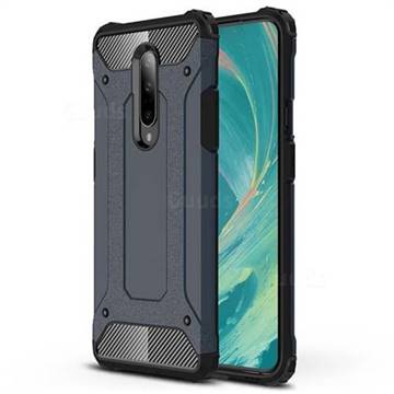 King Kong Armor Premium Shockproof Dual Layer Rugged Hard Cover for OnePlus 7 - Navy