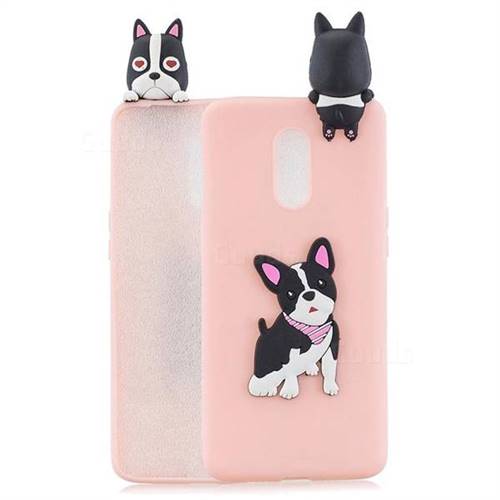 Cute Dog Soft 3D Climbing Doll Soft Case for OnePlus 7