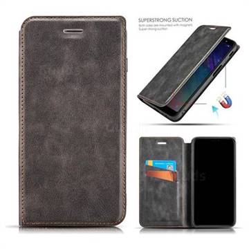 Ultra Slim Retro Simple Magnetic Sucking Leather Flip Cover for OnePlus 7 - Starry Sky