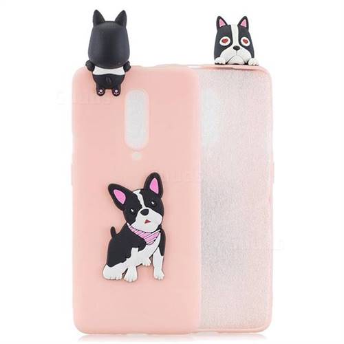 Cute Dog Soft 3D Climbing Doll Soft Case for OnePlus 7 Pro
