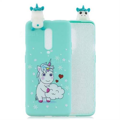 Heart Unicorn Soft 3D Climbing Doll Soft Case for OnePlus 7 Pro