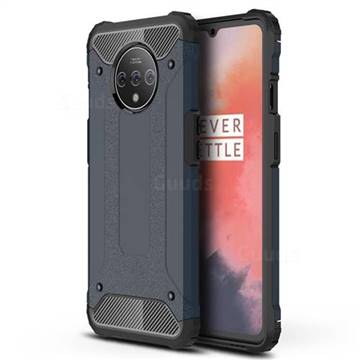 King Kong Armor Premium Shockproof Dual Layer Rugged Hard Cover for OnePlus 7T - Navy