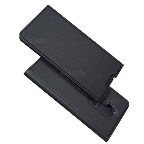 Ultra Slim Card Magnetic Automatic Suction Leather Wallet Case for