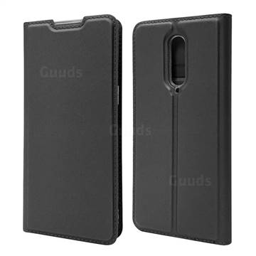 Ultra Slim Card Magnetic Automatic Suction Leather Wallet Case for OnePlus 8 - Star Grey