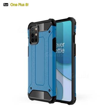 King Kong Armor Premium Shockproof Dual Layer Rugged Hard Cover for OnePlus 8T - Sky Blue
