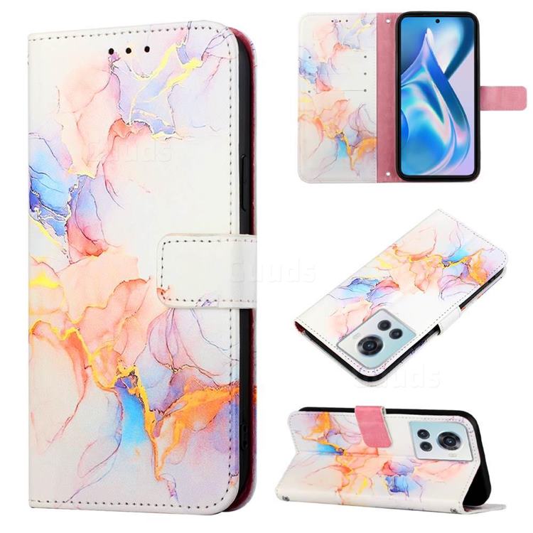 Galaxy Dream Marble Leather Wallet Protective Case for OnePlus Ace