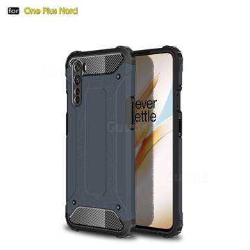 King Kong Armor Premium Shockproof Dual Layer Rugged Hard Cover for OnePlus Nord (OnePlus 8 NORD 5G, OnePlus Z) - Navy