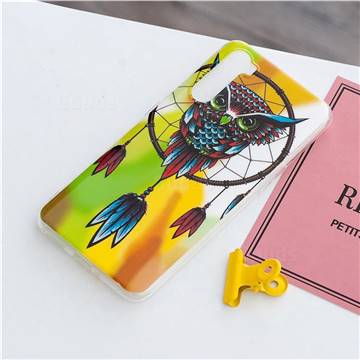 Owl Wind Chimes Noctilucent Soft TPU Back Cover for OnePlus Nord ...
