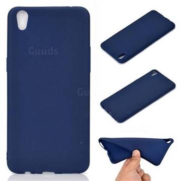 Candy Soft TPU Back Cover for Oppo R9 - Blue