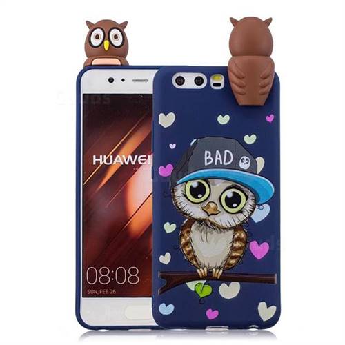 Bad Owl Soft 3D Climbing Doll Soft Case for Huawei P10