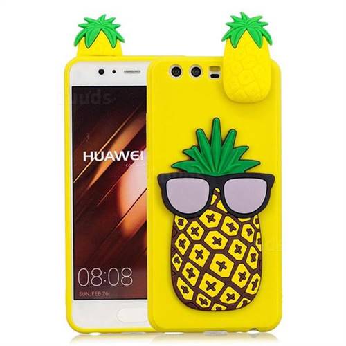 Big Pineapple Soft 3D Climbing Doll Soft Case for Huawei P10
