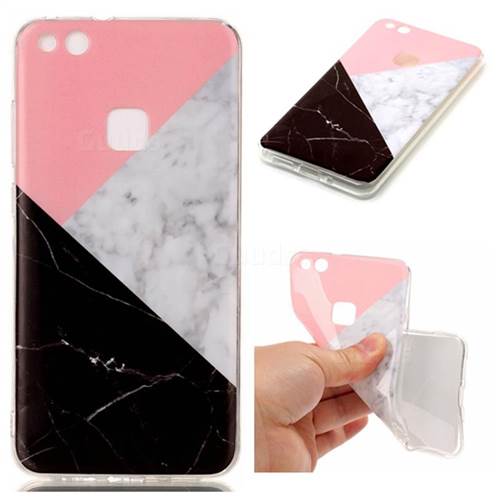 Tricolor Soft TPU Marble Pattern Case for Huawei P10 Lite