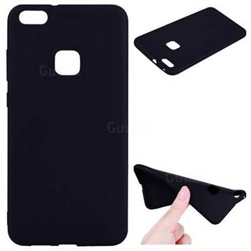 Candy Soft TPU Back Cover for Huawei P10 Lite P10Lite - Black