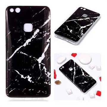 Black Rough white Soft TPU Marble Pattern Phone Case for Huawei P10 Lite P10Lite