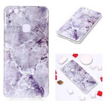 Light Gray Soft TPU Marble Pattern Phone Case for Huawei P10 Lite P10Lite