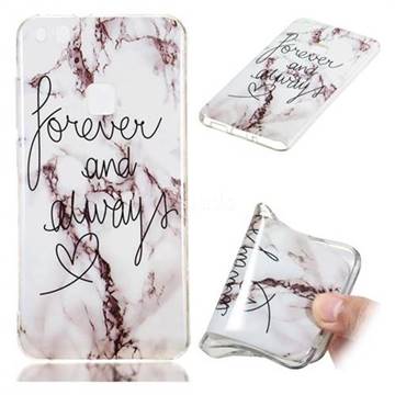Forever Soft TPU Marble Pattern Phone Case for Huawei P10 Lite P10Lite