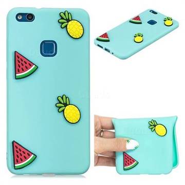 Watermelon Pineapple Soft 3D Silicone Case for Huawei P10 Lite P10Lite