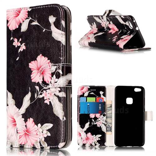 Azalea Flower PU Leather Wallet Case for Huawei P10 Lite P10lite