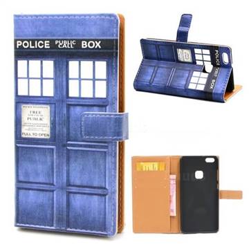 Police Box Leather Wallet Case for Huawei P10 Lite P10Lite