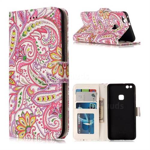 Pepper Flowers 3D Relief Oil PU Leather Wallet Case for Huawei P10 Lite P10Lite