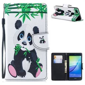 Panda PU Leather Wallet Phone Case for Huawei P10 Lite P10Lite