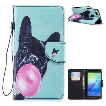 Balloon dDog PU Leather Wallet Phone Case for Huawei P10 Lite P10Lite