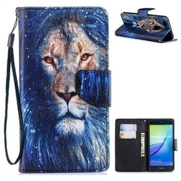Lion PU Leather Wallet Phone Case for Huawei P10 Lite P10Lite