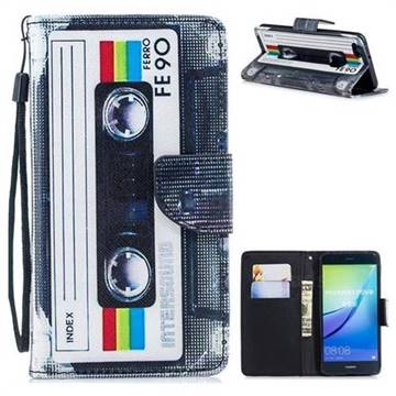 Tape PU Leather Wallet Phone Case for Huawei P10 Lite P10Lite
