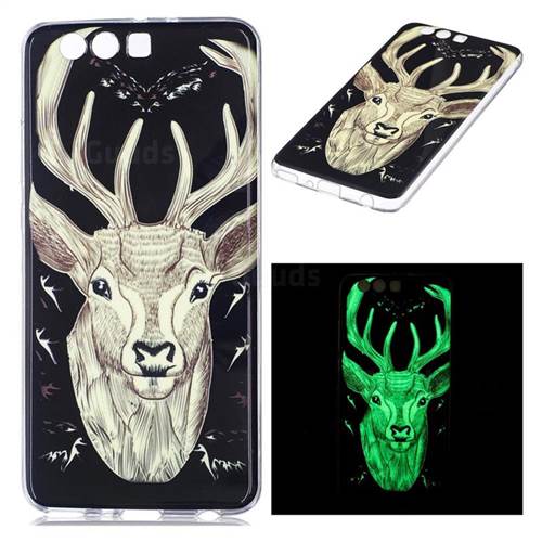 Fly Deer Noctilucent Soft TPU Back Cover for Huawei P10 Plus