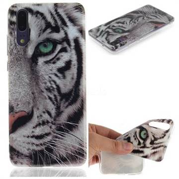 White Tiger IMD Soft TPU Back Cover for Huawei P20