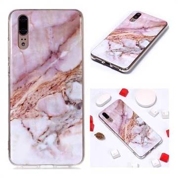 Classic Powder Soft TPU Marble Pattern Phone Case for Huawei P20