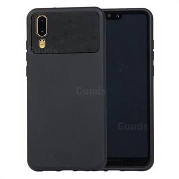 Carapace Soft Back Phone Cover for Huawei P20 - Black