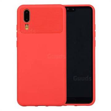 Carapace Soft Back Phone Cover for Huawei P20 - Red