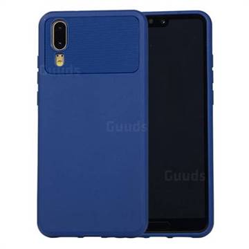 Carapace Soft Back Phone Cover for Huawei P20 - Blue