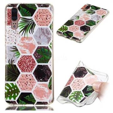 Rainforest Soft TPU Marble Pattern Phone Case for Huawei P20