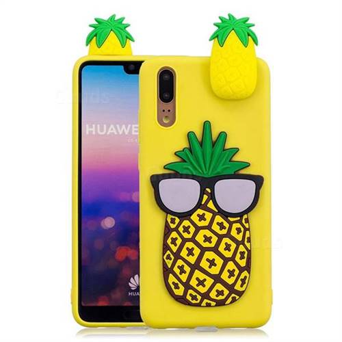 Big Pineapple Soft 3D Climbing Doll Soft Case for Huawei P20
