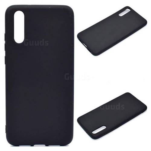 Candy Soft Silicone Protective Phone Case for Huawei P20 - Black