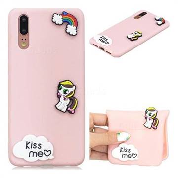 Kiss me Pony Soft 3D Silicone Case for Huawei P20