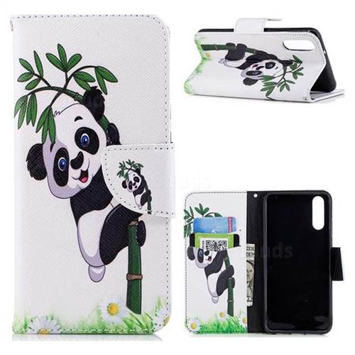 Bamboo Panda Leather Wallet Case for Huawei P20