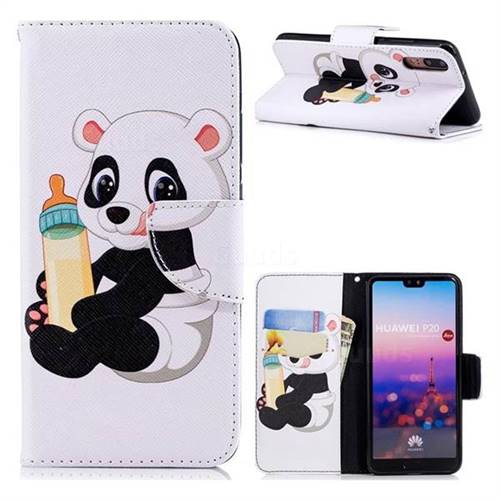 Baby Panda Leather Wallet Case for Huawei P20