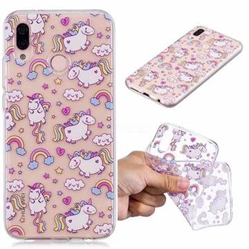 Bobby Pony Super Clear Soft TPU Back Cover for Huawei P20 Lite