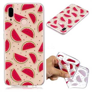 Red Watermelon Super Clear Soft TPU Back Cover for Huawei P20 Lite
