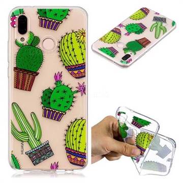 Cactus Ball Super Clear Soft TPU Back Cover for Huawei P20 Lite