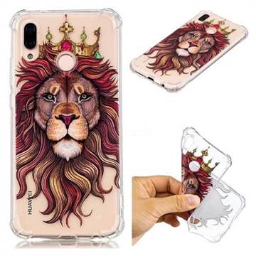 Lion King Anti-fall Clear Varnish Soft TPU Back Cover for Huawei P20 Lite