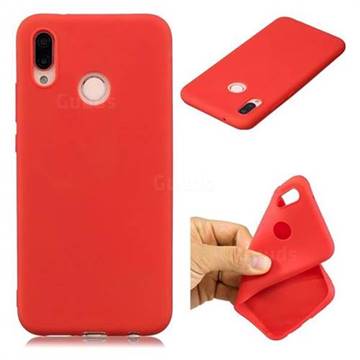 Candy TPU Soft Back Phone Cover for Huawei P20 Lite - Red