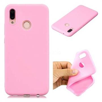 Candy TPU Soft Back Phone Cover for Huawei P20 Lite - Pink